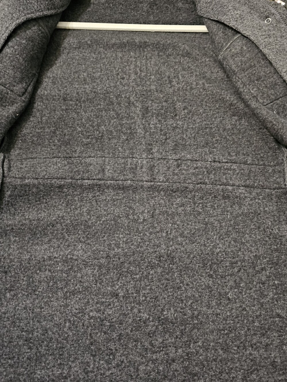 Mountain Khakis Old Faithful Sweater Knit Coat Snap Heather Gray Women's Size S - Picture 6 of 11